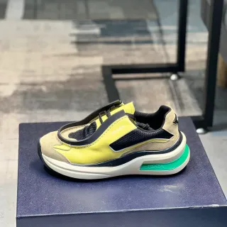 Prada Cloudbust Yellow Black Beige Green Chunky Sneakers