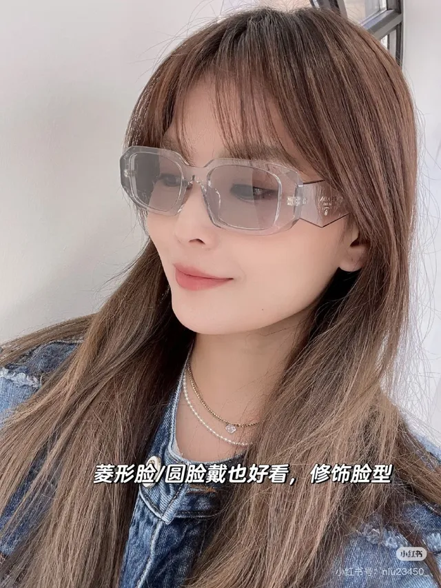 Prada Óculos de Sol Geométricos Facetados Pretos 3