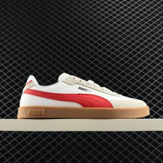 Puma Club II Era স্কেটবোর্ড জুতা সাদা লাল গাম