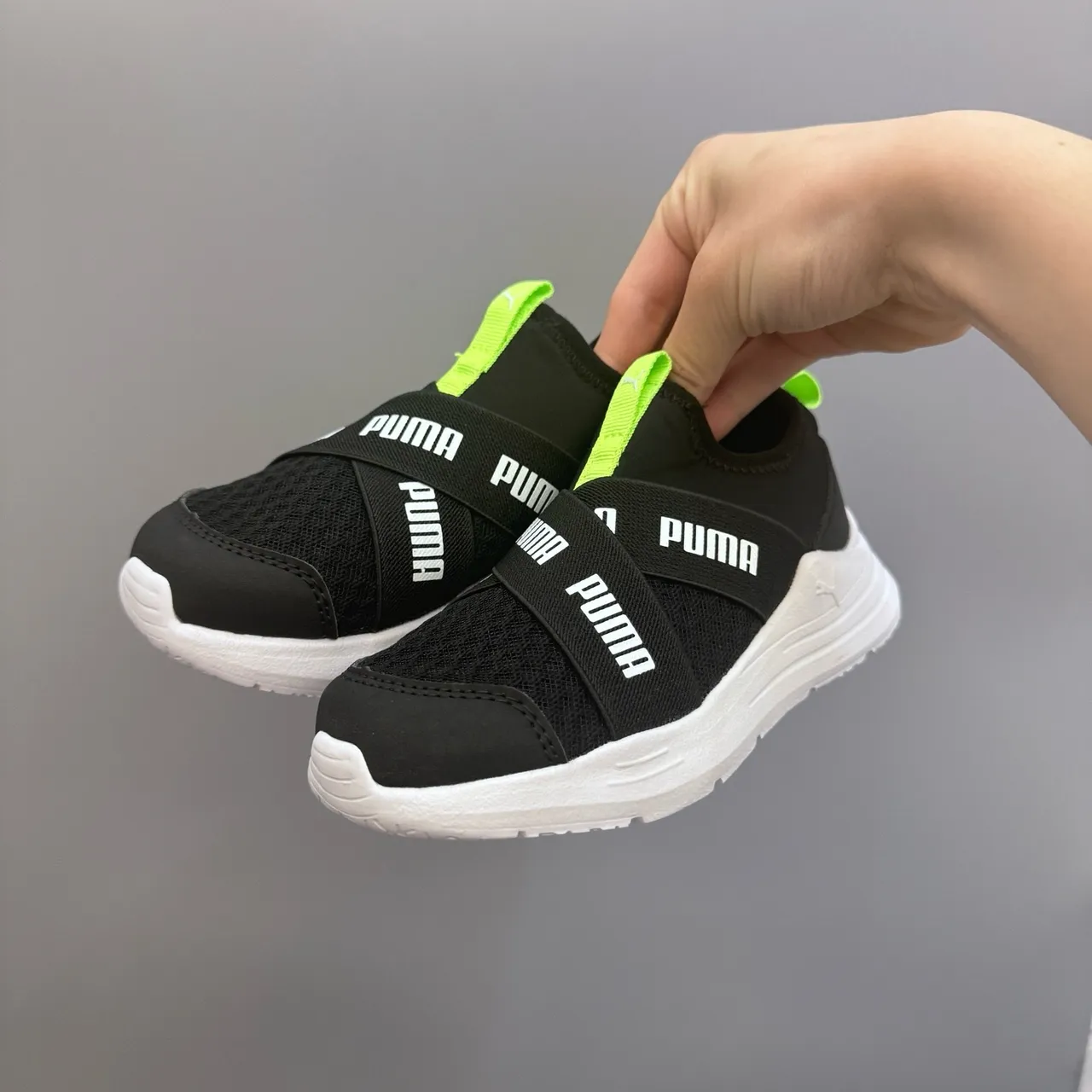 Puma Future Z Blue White Slip-On Dual Elastic Strap Lifestyle Sneakers 9