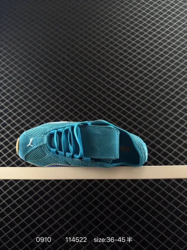 Puma H-Street verde azulado malla low-top lifestyle sneakers 4