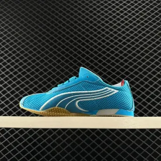 Puma Speedcat LS नीला सफेद जाल ऊपरी समतल गम सोल जूते