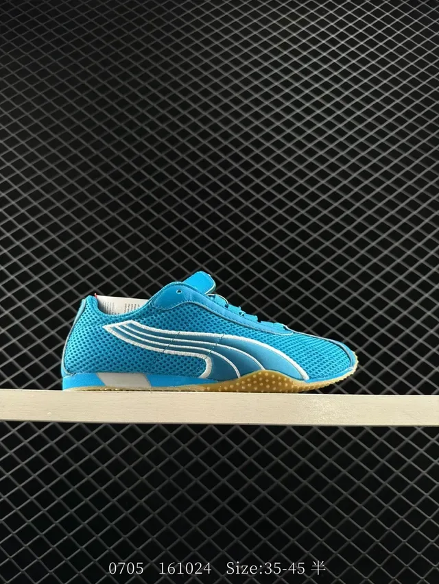 Puma Speedcat LS Blue White Mesh Upper Flat Gum Outsole Sneakers 6