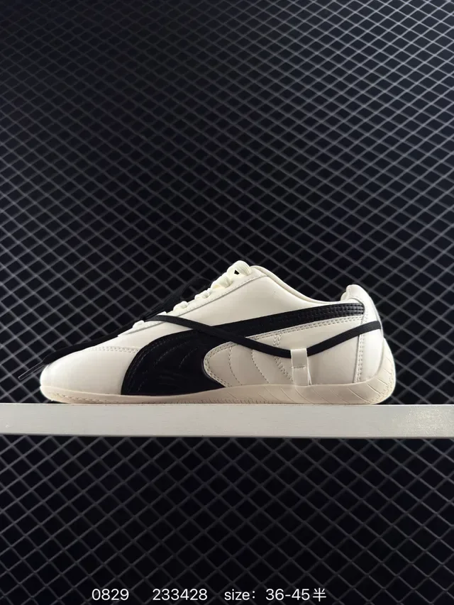 Puma Speedcat White and Black Lifestyle Sneakers 4