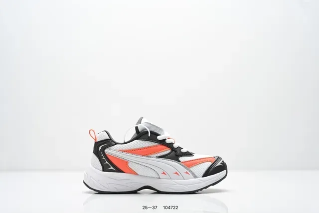 Puma Blanc Rose Épais Midsole En Couches Synthétiques Superpositions Lifestyle Sneakers 2