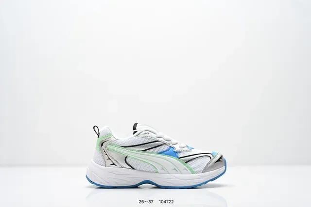 Puma Blanc Rose Épais Midsole En Couches Synthétiques Superpositions Lifestyle Sneakers 8