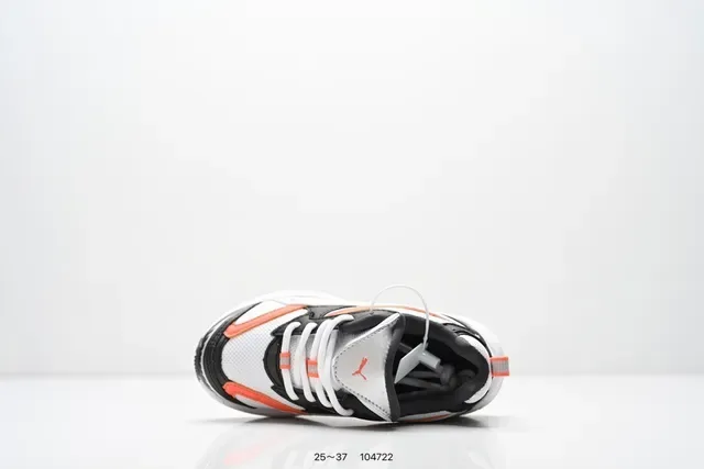 Puma Blanc Rose Épais Midsole En Couches Synthétiques Superpositions Lifestyle Sneakers 21