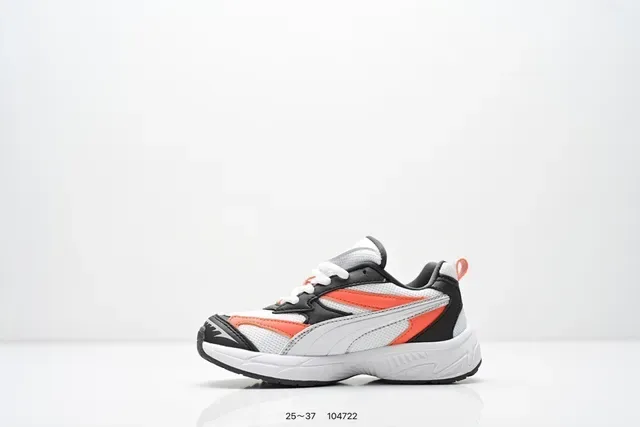 Puma Blanc Rose Épais Midsole En Couches Synthétiques Superpositions Lifestyle Sneakers 23