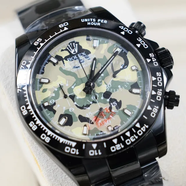 Rolex Cosmograph Daytona Cadran Camouflage Montre Mécanique 5