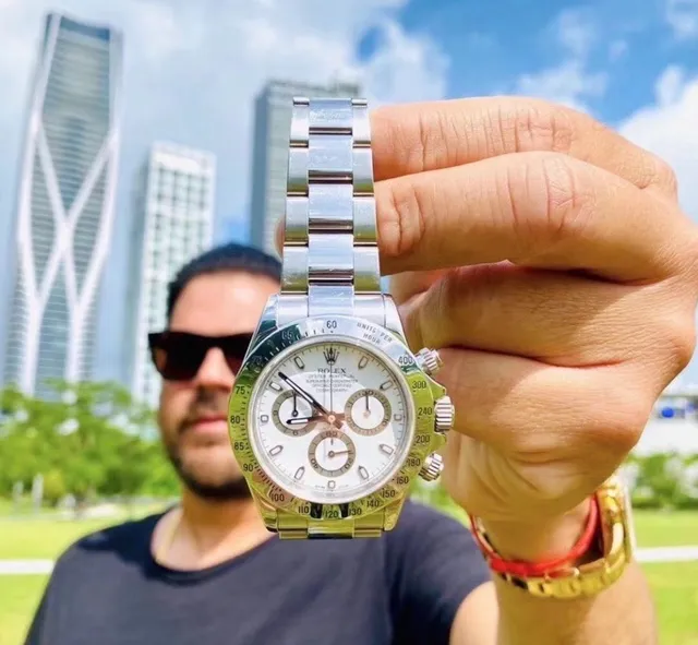 Rolex Cosmograph Daytona Bicolor Acero Inoxidable y Oro Cronógrafo Reloj Mecánico 5