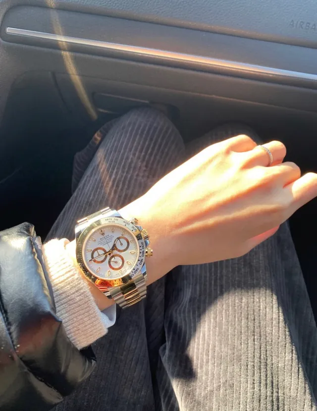 Rolex Cosmograph Daytona Bicolor Acero Inoxidable y Oro Cronógrafo Reloj Mecánico 6