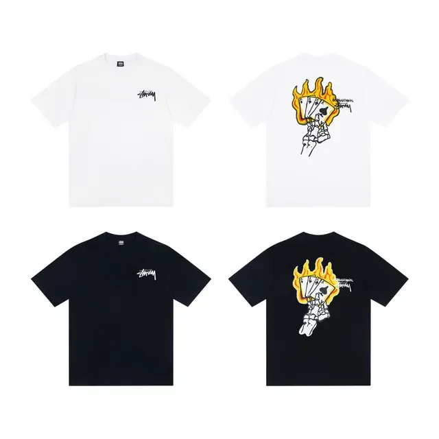 Stussy ফ্লেমিং এসেস গ্রাফিক টি-শার্ট 2