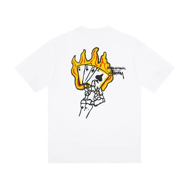 Stussy ফ্লেমিং এসেস গ্রাফিক টি-শার্ট 3