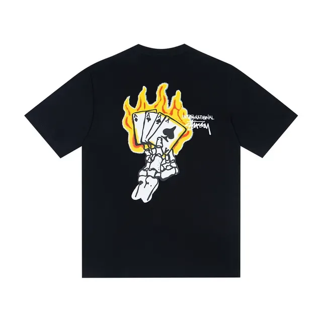 Stussy ফ্লেমিং এসেস গ্রাফিক টি-শার্ট 5