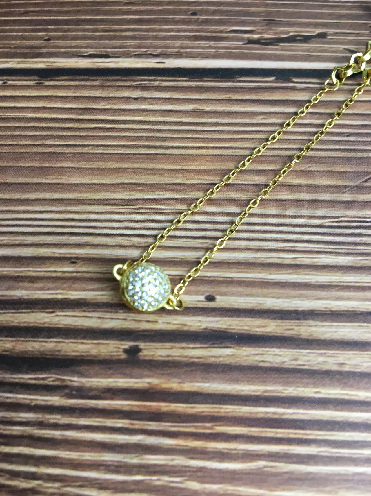Swarovski Colgante de Abeja Collar de Cristal de Tono Dorado 7
