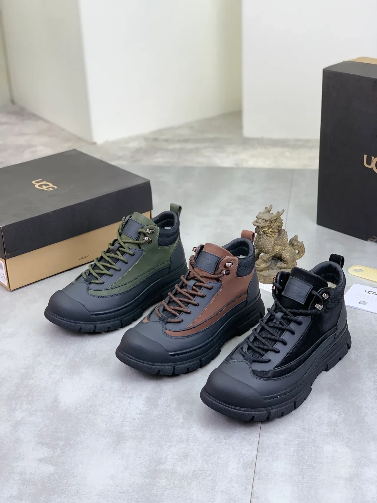 UGG Army Green and Black Utility Hiking Boot 2