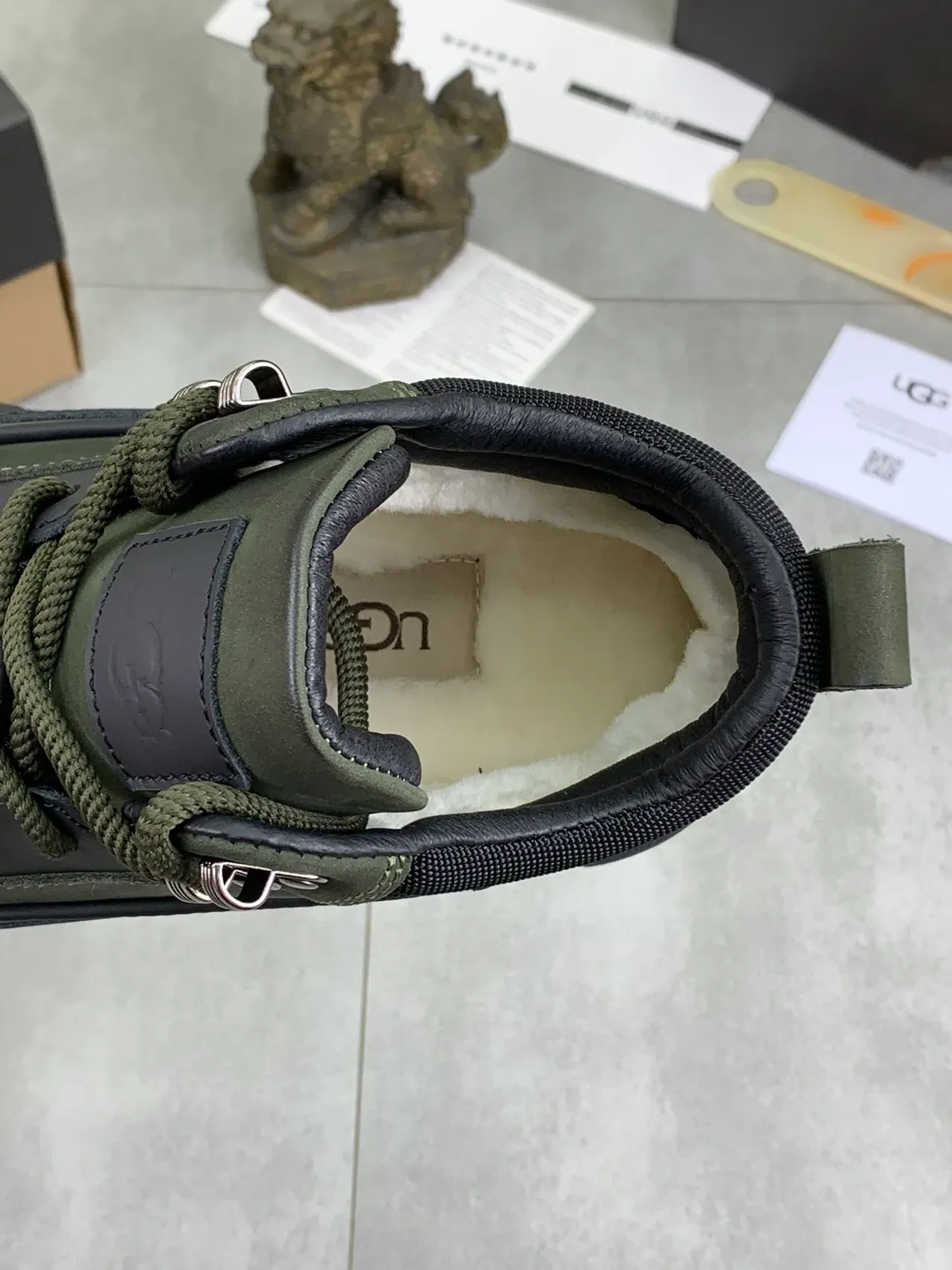 UGG Army Green and Black Utility Hiking Boot 4