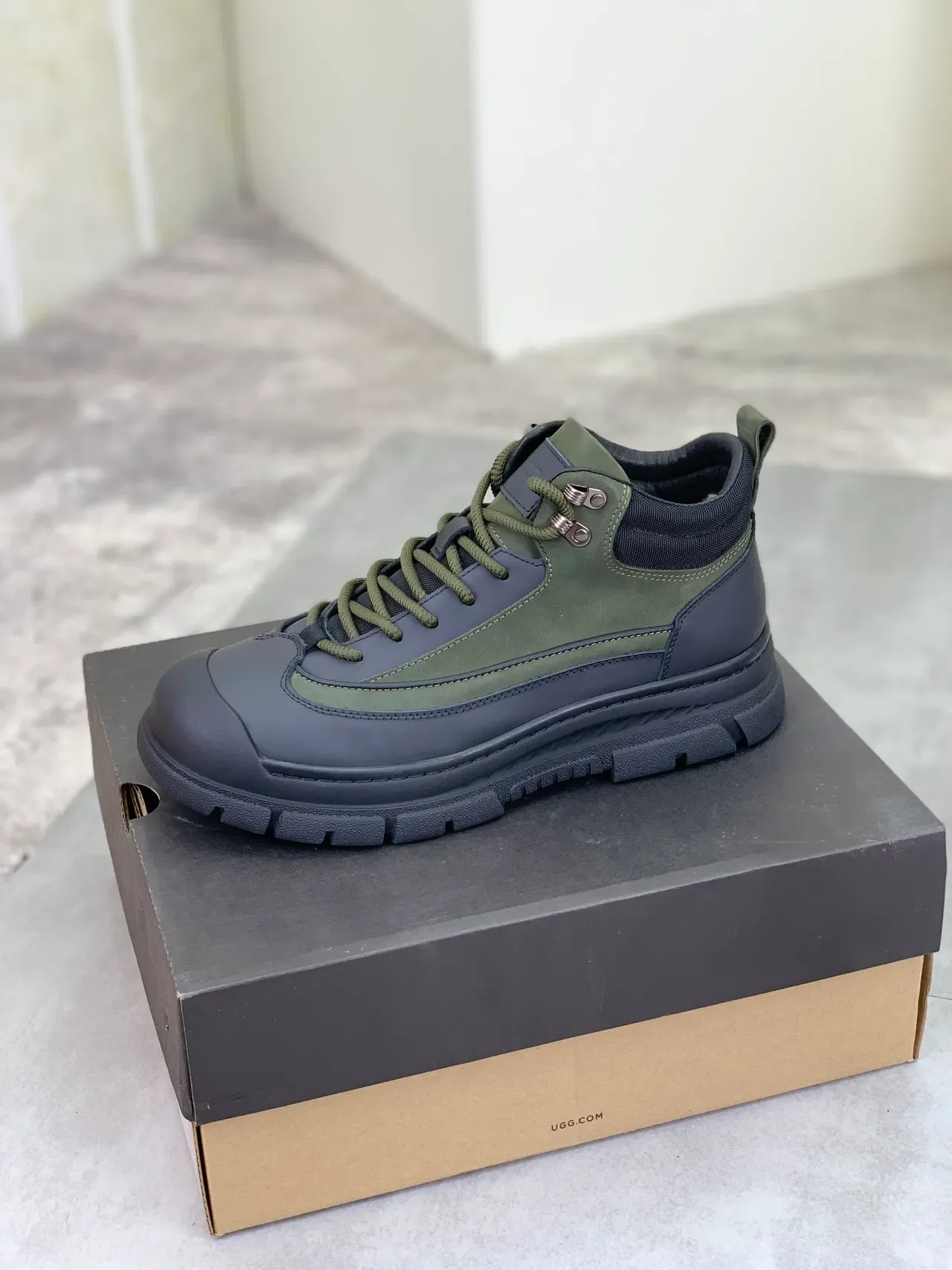 UGG Army Green and Black Utility Hiking Boot 5