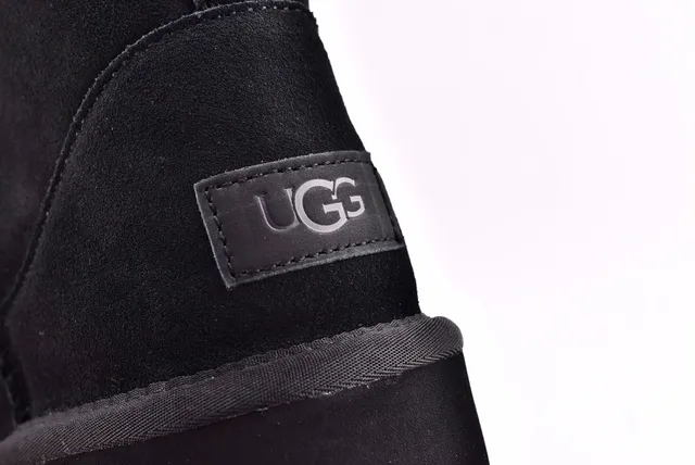 UGG Black Shearling-Lined Suede Upper Snow Boots 5