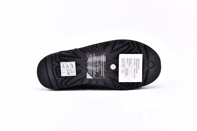 UGG Black Shearling-Lined Suede Upper Snow Boots 13