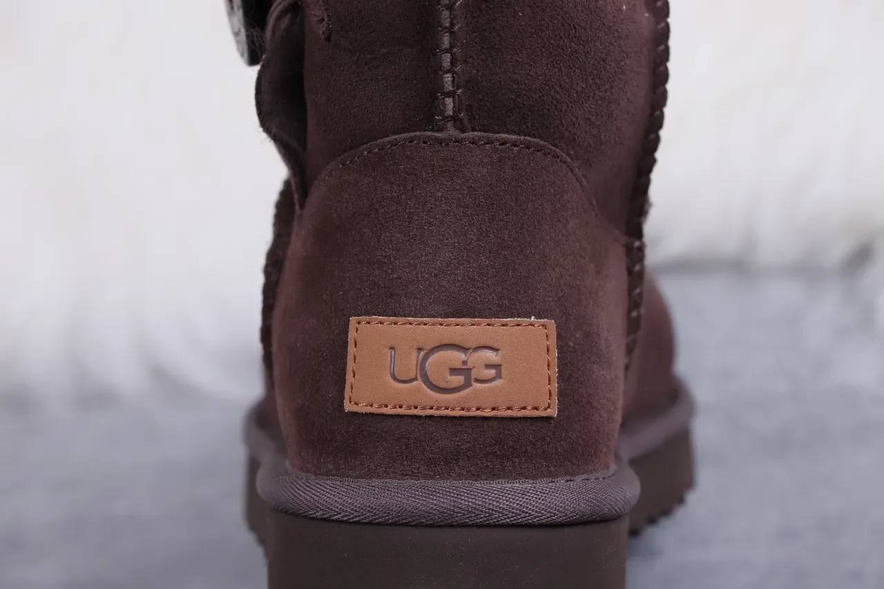 UGG Classic Tall Button Chocolate Brown Knee Boots 5