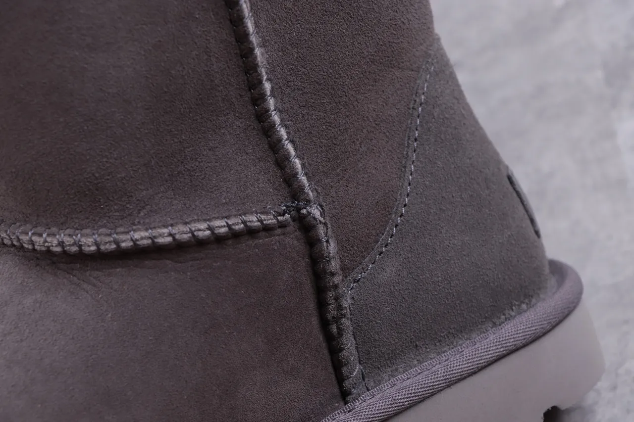 UGG Classic Tall Charcoal Gray Shearling-Lined Knee Boots 3