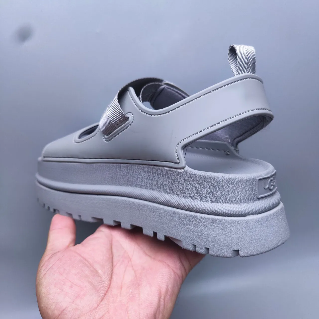 UGG Tasman Gray Platform Casual Sandals 3
