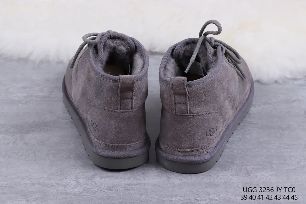 UGG Tasman ग्रे स्यूड शीयरलिंग-लाइन्ड स्नो बूट्स 8
