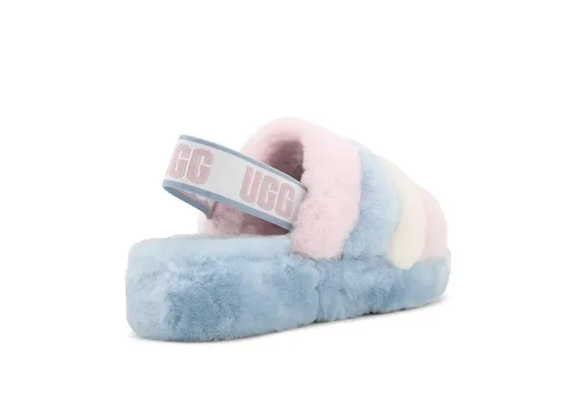 UGG Tasman Zapatillas Pastel Rayadas Peludas 11