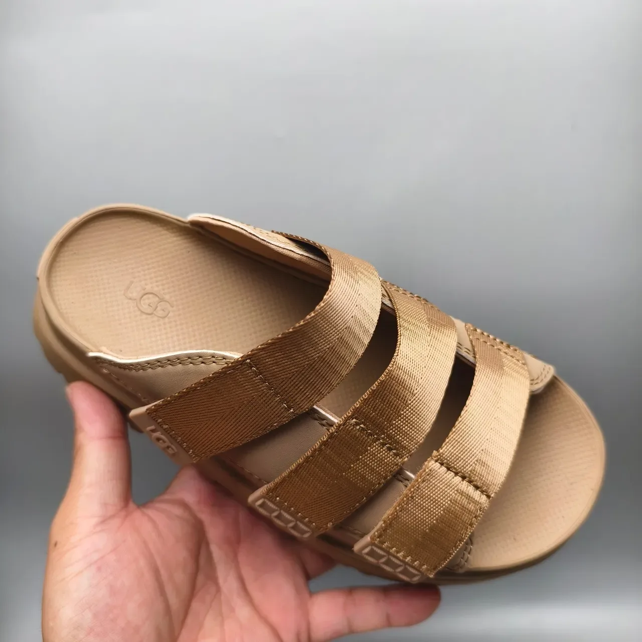 প্ল্যাটফর্ম স্লাইড চপ্পল UGG Tasman Tan 3