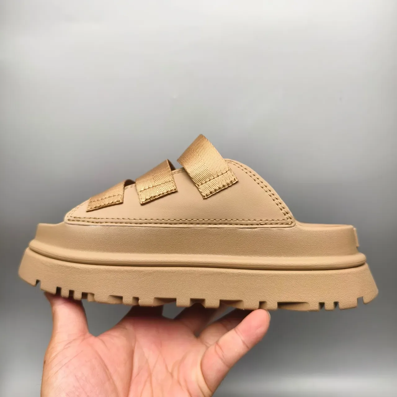 প্ল্যাটফর্ম স্লাইড চপ্পল UGG Tasman Tan 7
