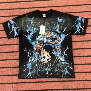 Vale Forever Graphic Tiger Lightning World Cup T-Shirt
