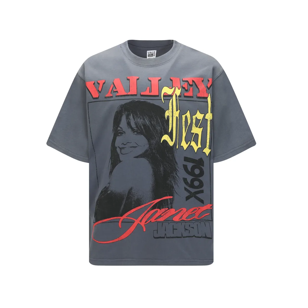 Vale Forever Valley Fest 199X Janet Jackson ग्राफिक टी-शर्ट 2