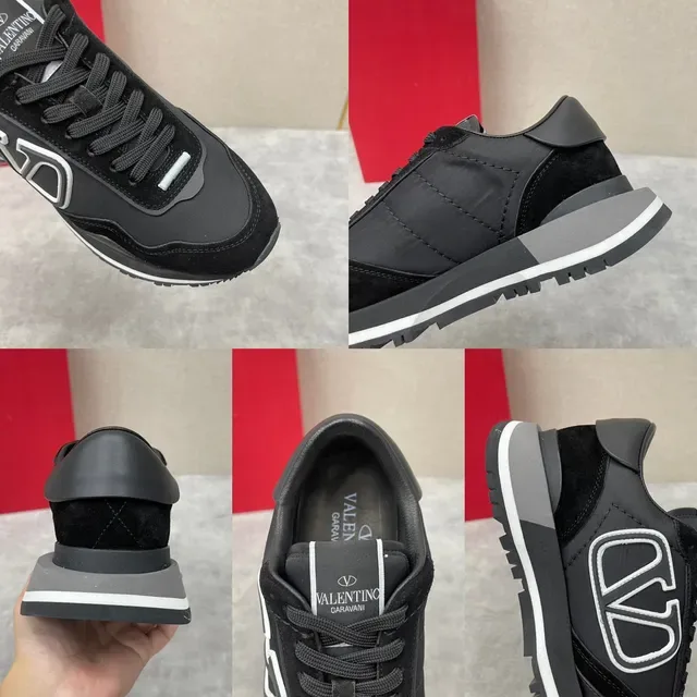 Valentino VLTN Runner 黑灰银生活方式运动鞋 2