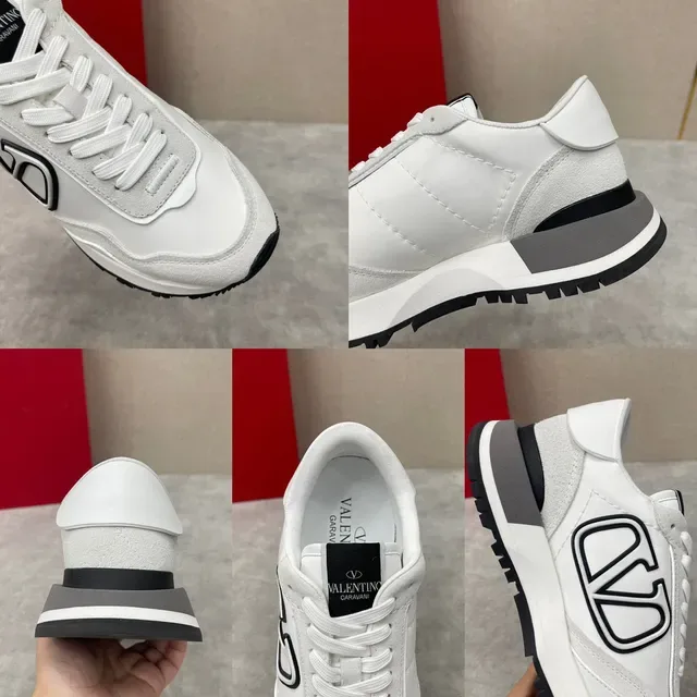 Valentino VLTN Runner Tênis Lifestyle Branco Preto Cinza 2