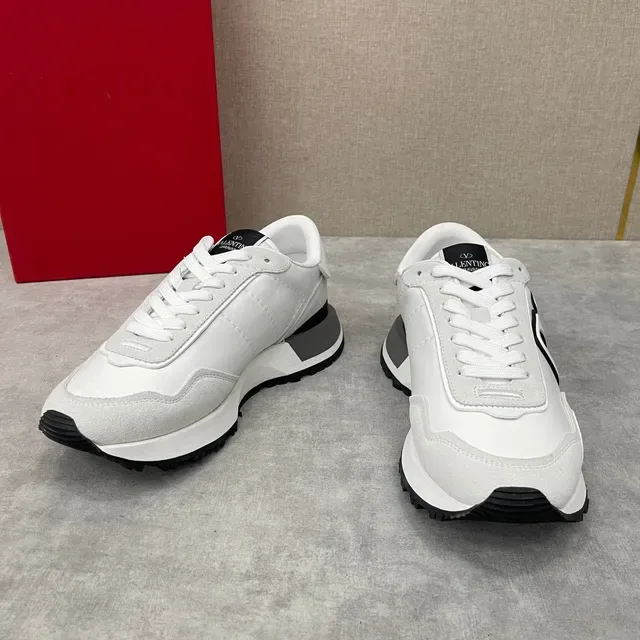Valentino VLTN Runner Tênis Lifestyle Branco Preto Cinza 7