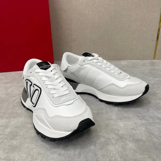 Valentino VLTN Runner Tênis Lifestyle Branco Preto Cinza 8