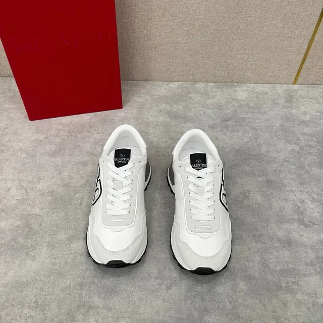 Valentino VLTN Runner Tênis Lifestyle Branco Preto Cinza 9