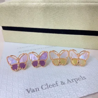 Van Cleef & Arpels Papillon Butterfly Stud Earrings