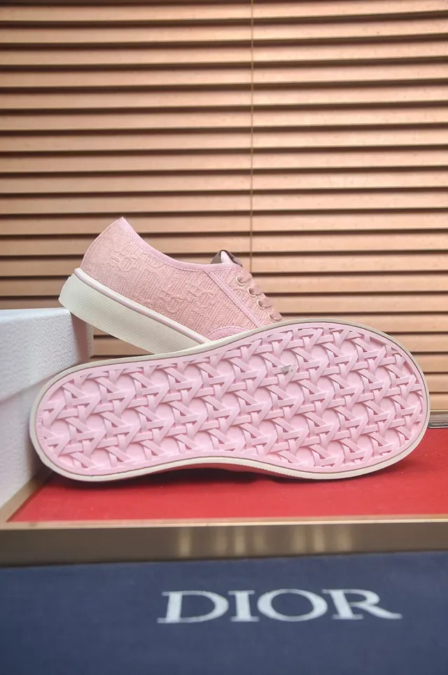 Vans Rose Beige Low-Top Tissu Lifestyle Sneakers 3