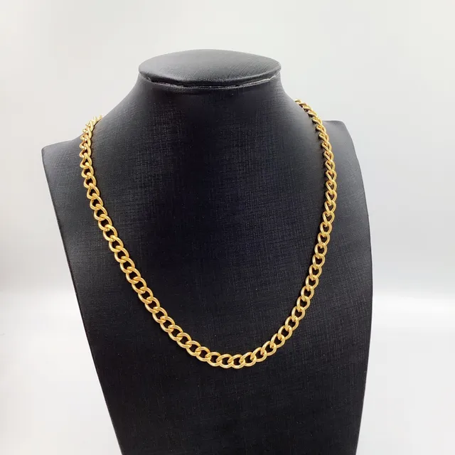 Versace Gold Curb Chain Medusa Head Pendant Necklace 2