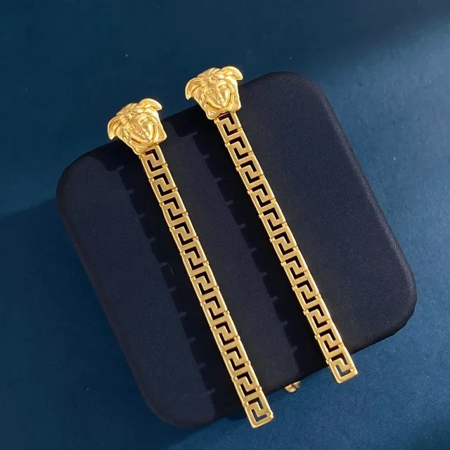 Versace Medusa Bar Greca पेंडेंट नेकलेस 5