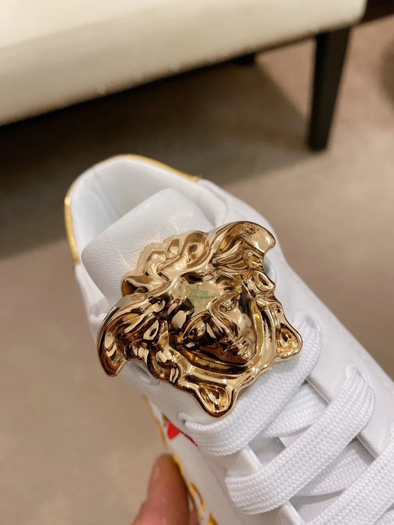 Versace Odissea 白金 Medusa 高帮生活方式运动鞋 5