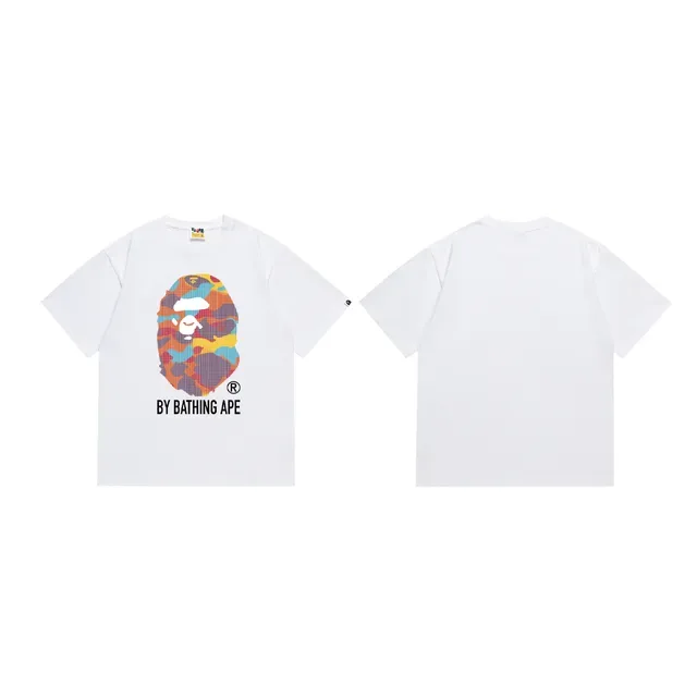 A Bathing Ape ABC Camo Pixelated Ape Head Black T-Shirt 4
