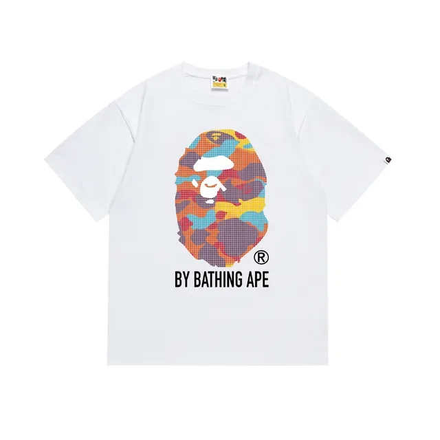 A Bathing Ape ABC Camo Pixelated Ape Head Black T-Shirt 5