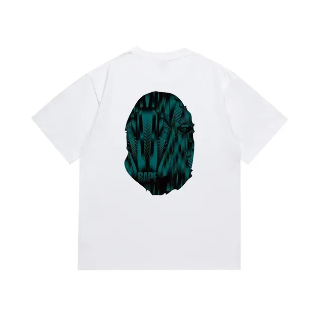 Camiseta gráfica A Bathing Ape con cabeza de simio 10