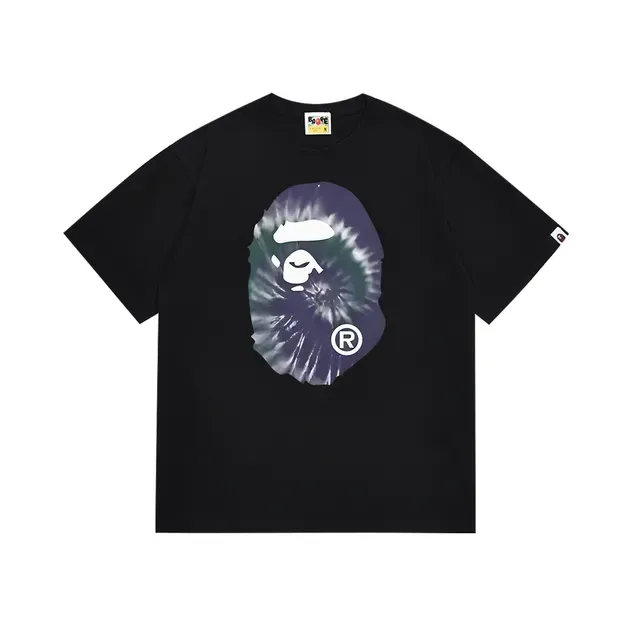 Camiseta gráfica tie-dye Ape Head A Bathing Ape 4