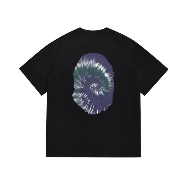 Camiseta gráfica tie-dye Ape Head A Bathing Ape 5