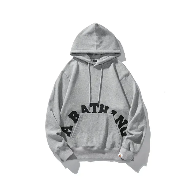 A Bathing Ape Logo Arqué Noir Oversized Hoodie 3