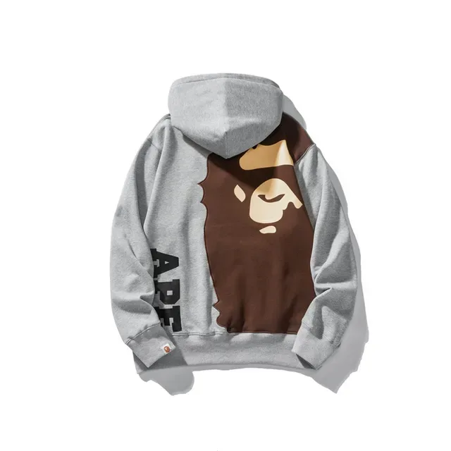 A Bathing Ape Logo Arqué Noir Oversized Hoodie 5